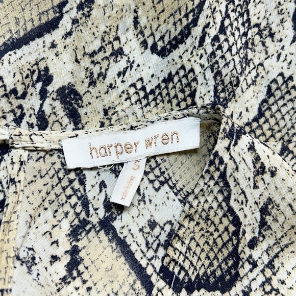 Harper Wren Snake Reptile Pant Jumpsuit Size  Small - Picture 6 of 7